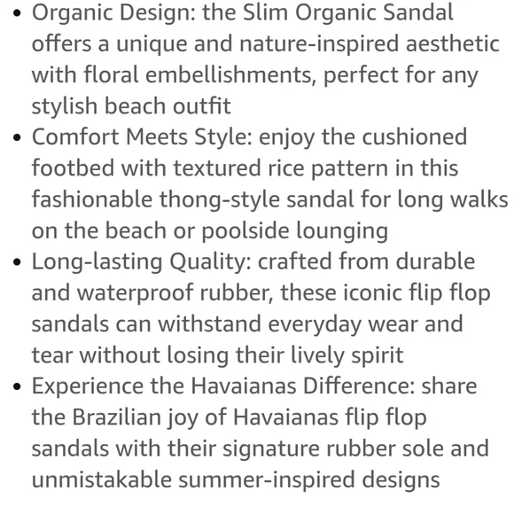 NWT Women's Havaianas Floral Flip Flops - Picture 9 of 9